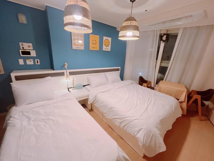 בוסאן Haeundae Beach Stay #2Min Walk #2Beds מראה חיצוני תמונה